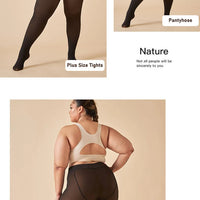 Fleece Lined Thermal Tights | Translucent Warm Winter Pantyhose, High Waist Leggings for Women