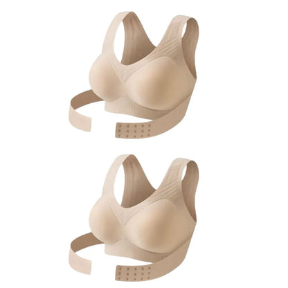 Wireless Posture Correction Bra for Women | Seamless Push-Up Bralette with Cross Back Support, Shapewear Lingerie for Everyday Comfort & Back Pain Relief