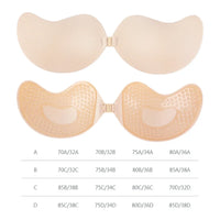 Invisible Push-Up Bra | Strapless Backless Adhesive Lift Bra for Women
