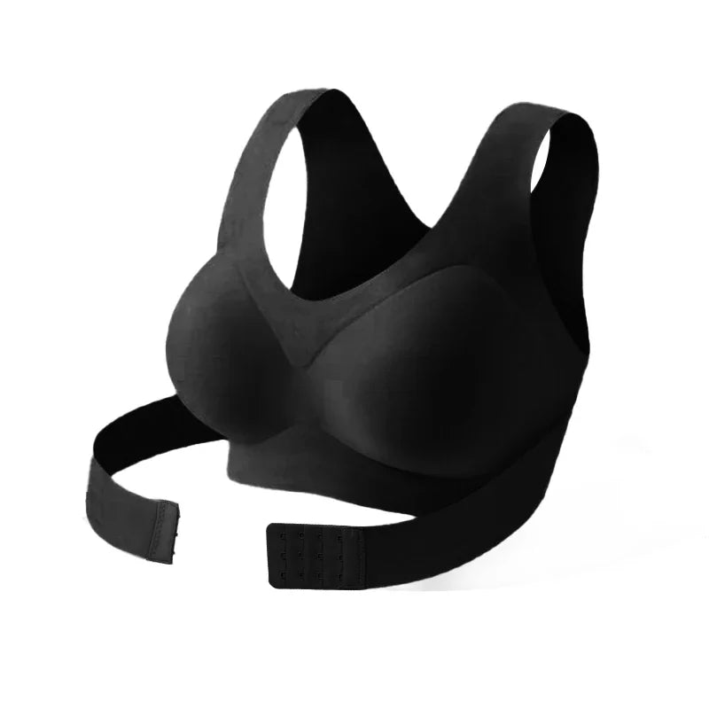 Wireless Posture Correction Bra for Women | Seamless Push-Up Bralette with Cross Back Support, Shapewear Lingerie for Everyday Comfort & Back Pain Relief