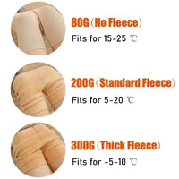 Fleece Lined Thermal Tights | Translucent Warm Winter Pantyhose, High Waist Leggings for Women