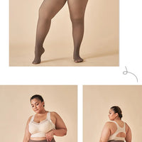 Fleece Lined Thermal Tights | Translucent Warm Winter Pantyhose, High Waist Leggings for Women