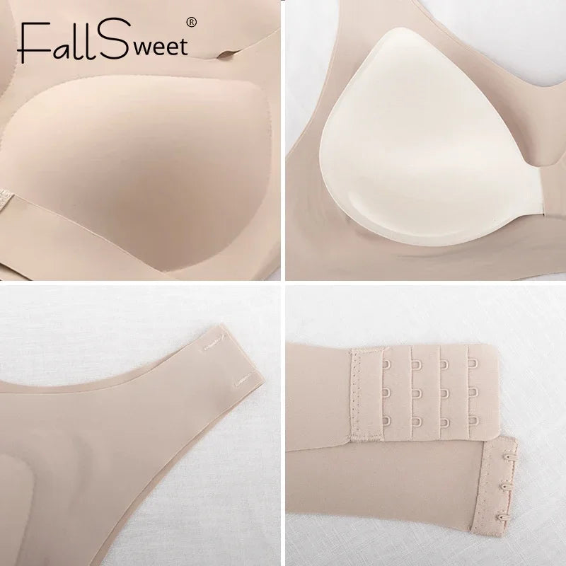 Wireless Posture Correction Bra for Women | Seamless Push-Up Bralette with Cross Back Support, Shapewear Lingerie for Everyday Comfort & Back Pain Relief