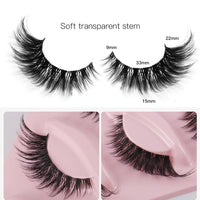 Cat Eye Lashes 5 Pairs | Wispy Faux Mink False Eyelashes, Natural Fluffy Lash Set