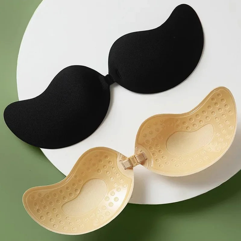 Invisible Push-Up Bra | Strapless Backless Adhesive Lift Bra for Women