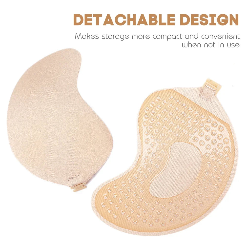Invisible Push-Up Bra | Strapless Backless Adhesive Lift Bra for Women