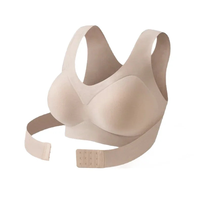 Wireless Posture Correction Bra for Women | Seamless Push-Up Bralette with Cross Back Support, Shapewear Lingerie for Everyday Comfort & Back Pain Relief