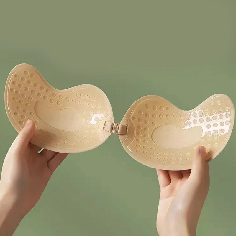 Invisible Push-Up Bra | Strapless Backless Adhesive Lift Bra for Women